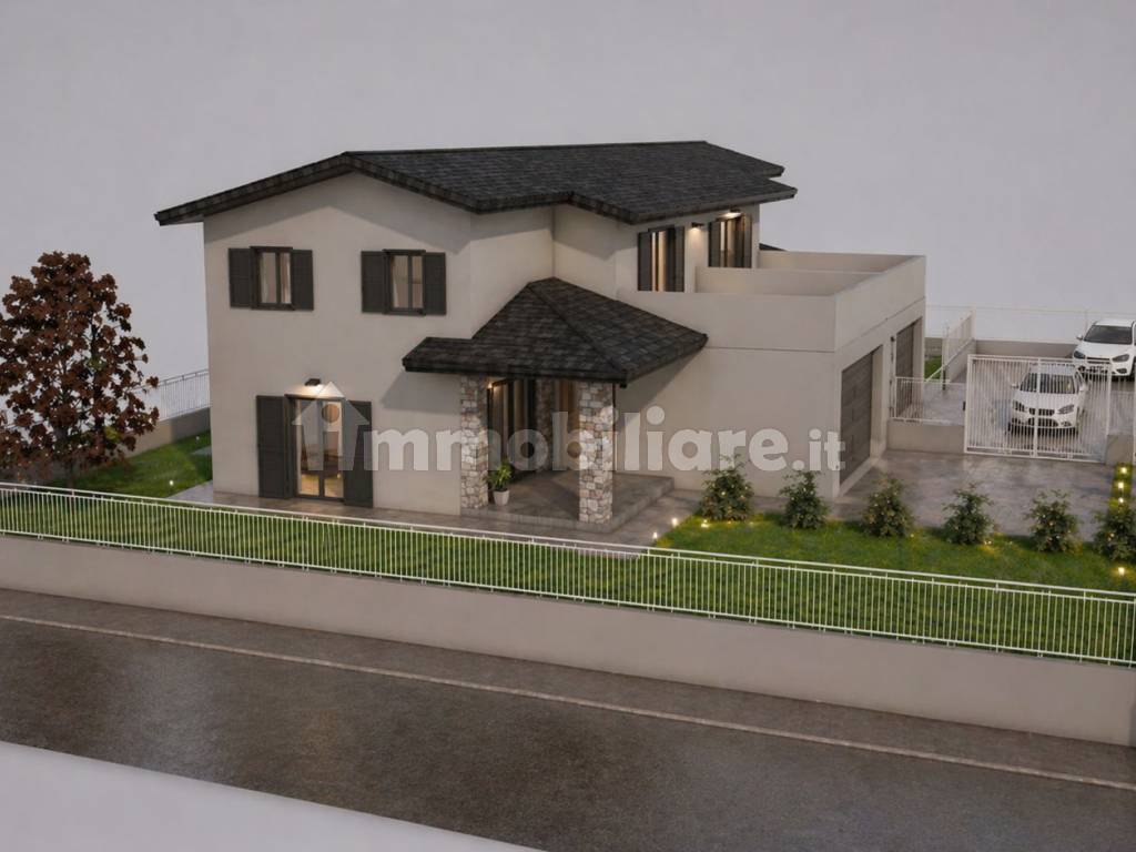 Villa bifamiliare Ponterosso, Ponte Rosso, Ghedi