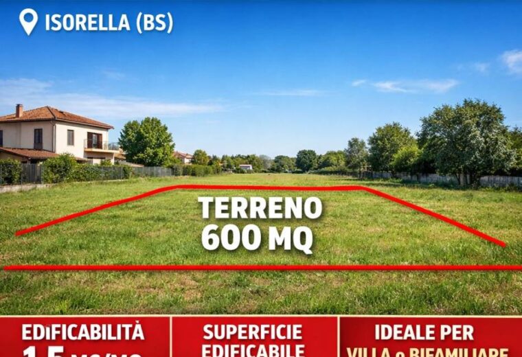 Terreno edificabile via Trieste, Isorella